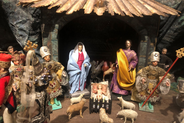 Hl. Familie der "Fingerlekrippe", Foto: Museum im Wittelsbacher Schloss Friedberg