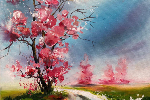 Blühender Baum, Olha Karuza Blühender Baum, Olha Karuza