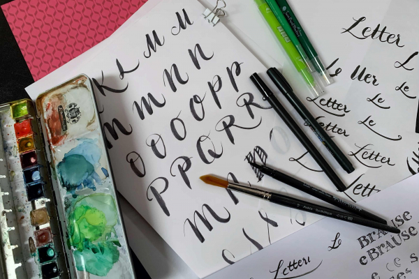 Handlettering, Foto Michèle Greiner Handlettering, Foto Michèle Greiner